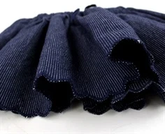 MarMar blue nålestribet nederdel Sana Scallop